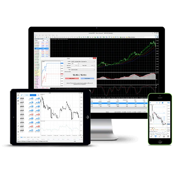 MetaTrader 5 on desktop tablet and mobile