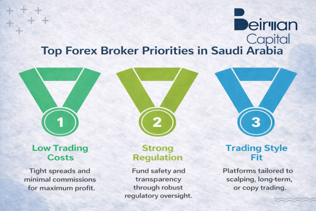 Top Forex Brokers Priorities Of Saudi Arabia