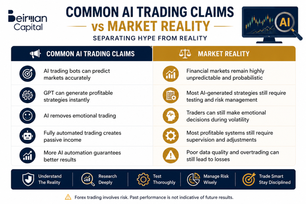 Common AI Trading Claims Market Reality data